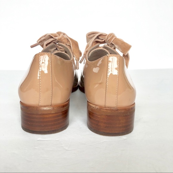 Louise et Cie Adwin Blush Velvet Lace Up Oxford 7 - Picture 4 of 8